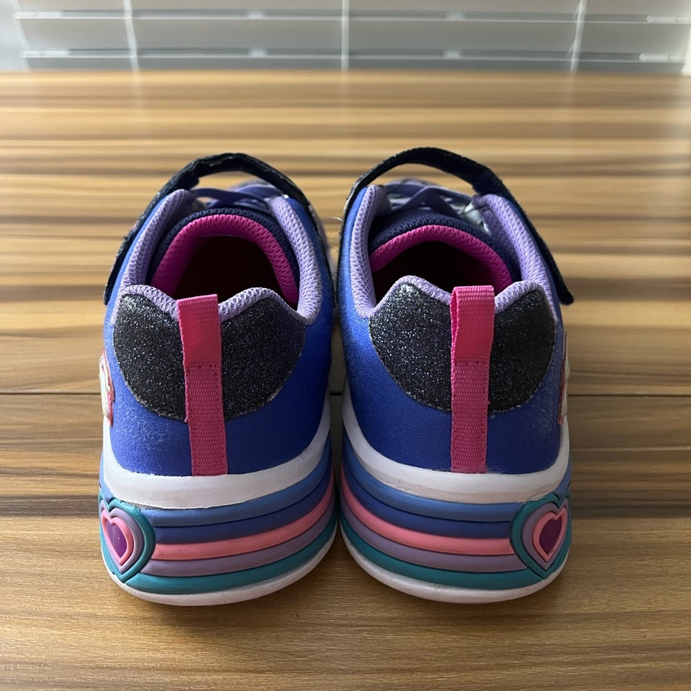 Skechers Kids' Heart Lights: Sweetheart Lights - Lovely Colors Girls Size 3 - Picture 7 of 13